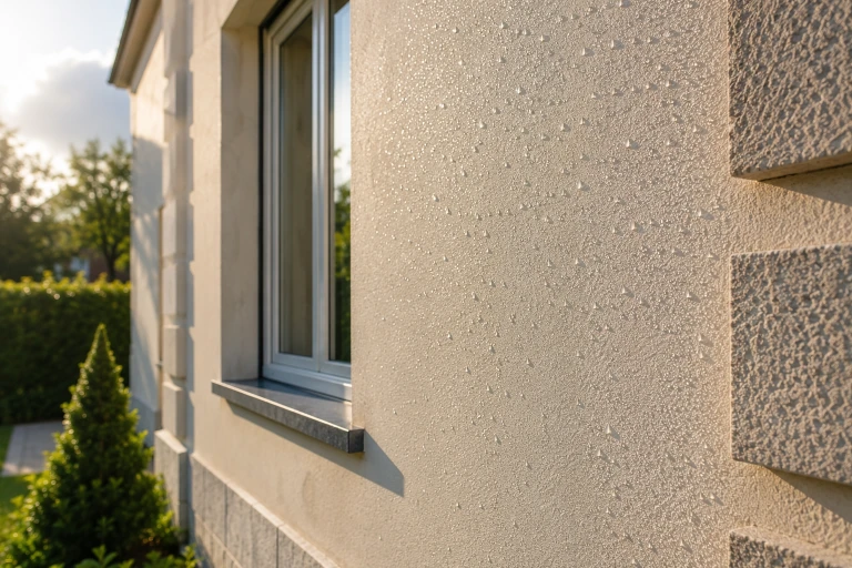 Hydrofugation de façade sur support poreux