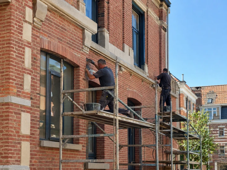 Rejointoiement de façade par Da Vinci Build à Bruxelles et dans les Brabants