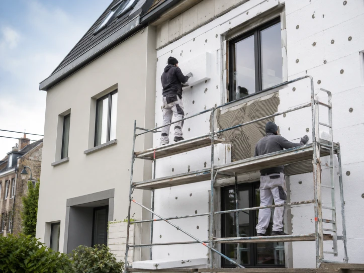 Isolation de façade par Da Vinci Build à Bruxelles et dans les Brabants