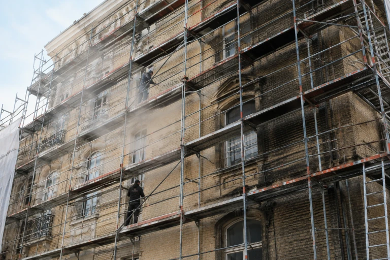 Nettoyage de façade par Da Vinci Build à Bruxelles et dans les Brabants