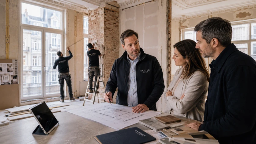 Préparation d’un projet de rénovation Da Vinci Build