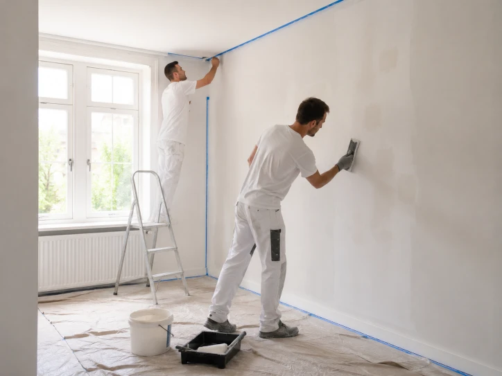 Travaux de peinture intérieure