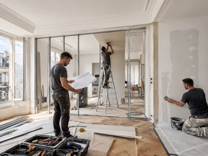 Rénovation d’un appartement par Da Vinci Build