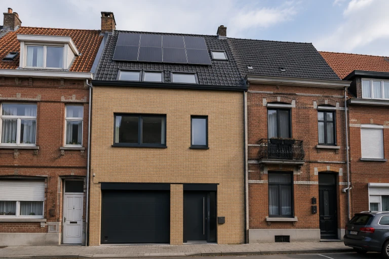 Panneaux photovoltaïques intégrés à la toiture